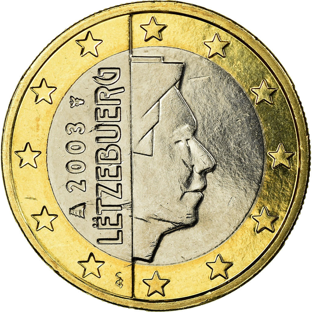 Luxemburgo, Euro, 2003, MBC, Bimetálico, KM:81