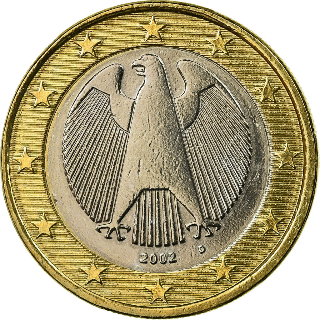 GERMANIA - REPUBBLICA FEDERALE, Euro, 2002, SPL-, Bi-metallico, KM:213