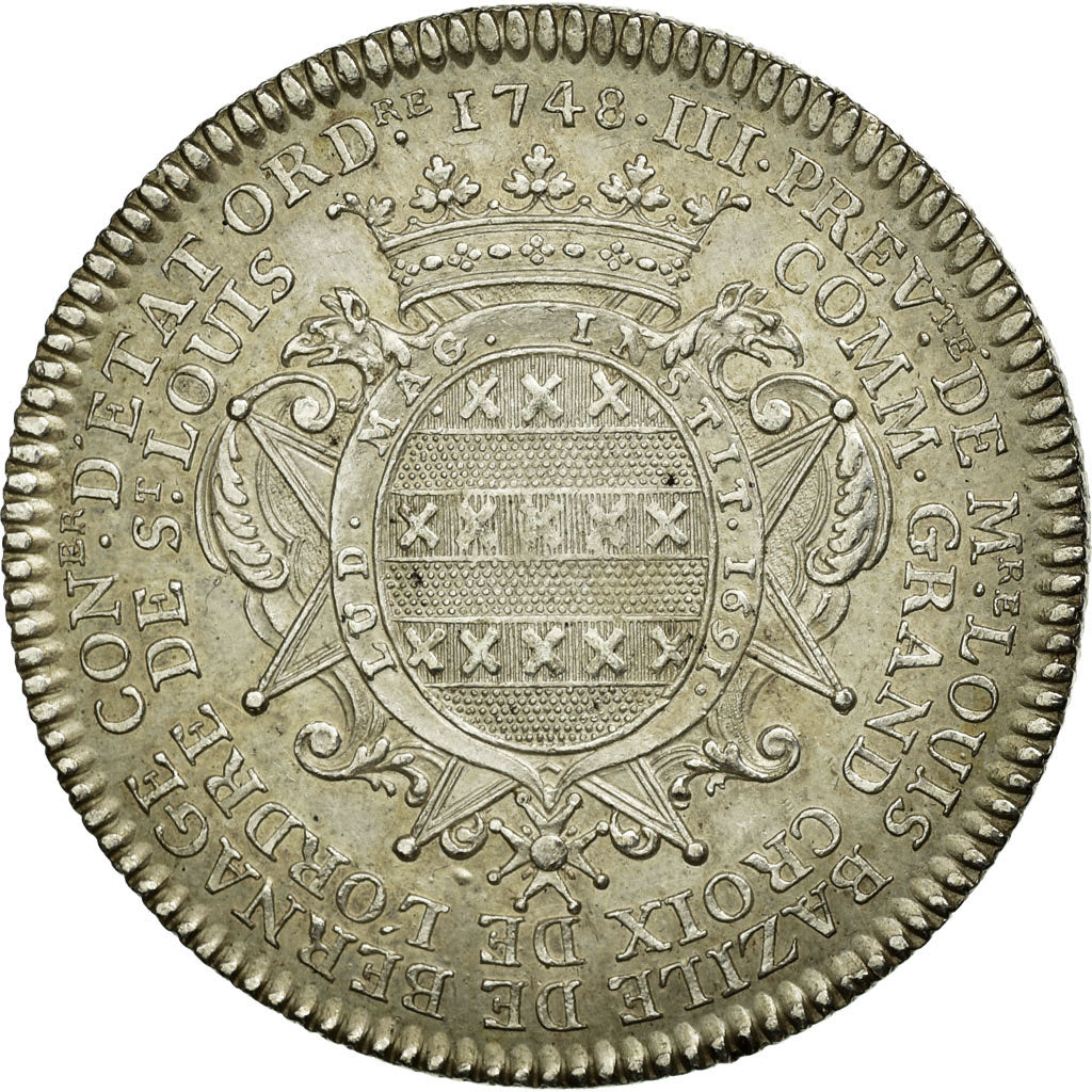 France, Token, Ile-de-France, Louis Basile de Bernage, Prévôt de Paris, 1748