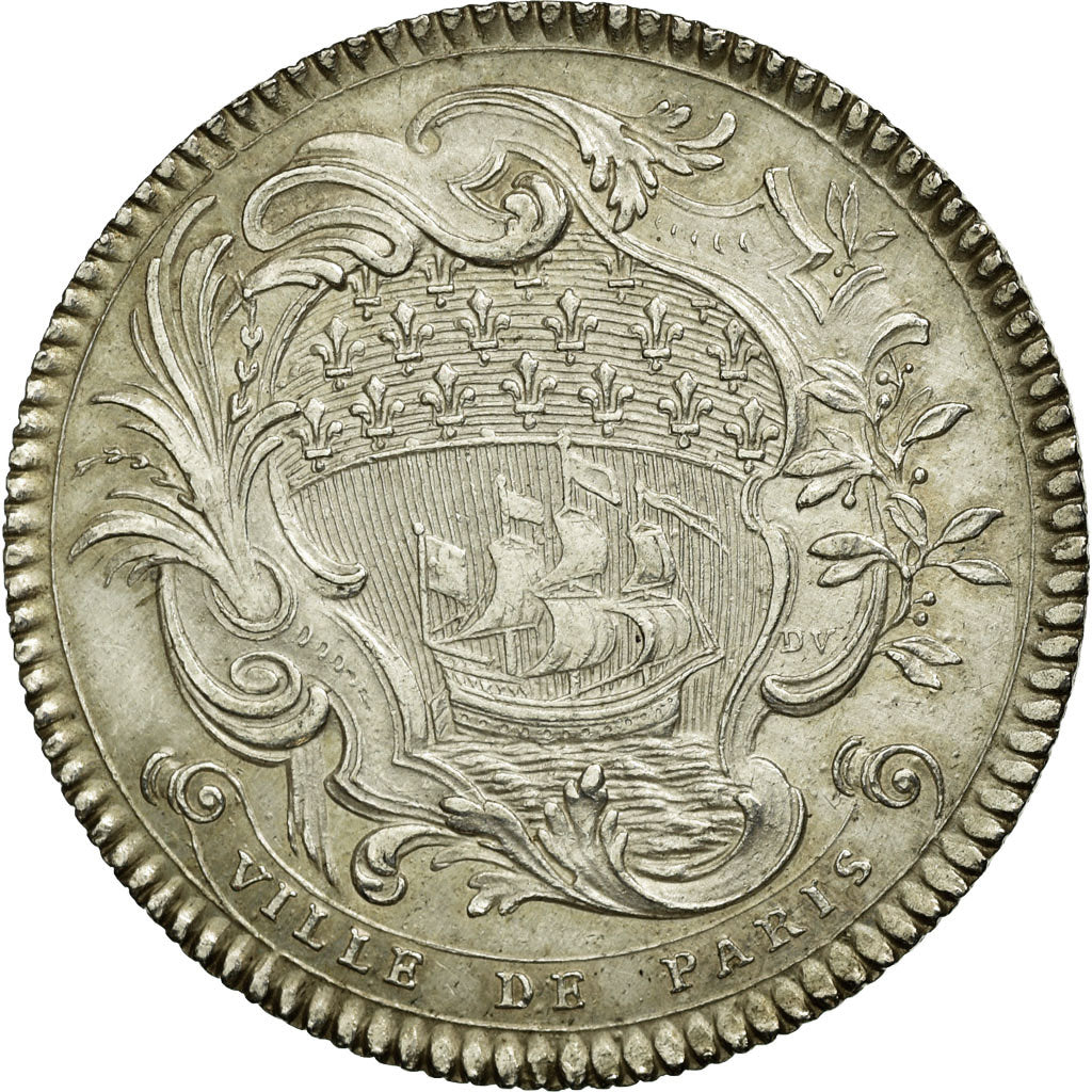 France, Token, Ile-de-France, Louis Basile de Bernage, Prévôt de Paris, 1748