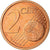 ALEMANHA - REPÚBLICA FEDERAL, 2 Euro Cent, 2002, AU(55-58), Aço Cromado a