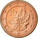 Niemcy - RFN, Euro Cent, 2002, Karlsruhe, EF(40-45), Miedź platerowana stalą