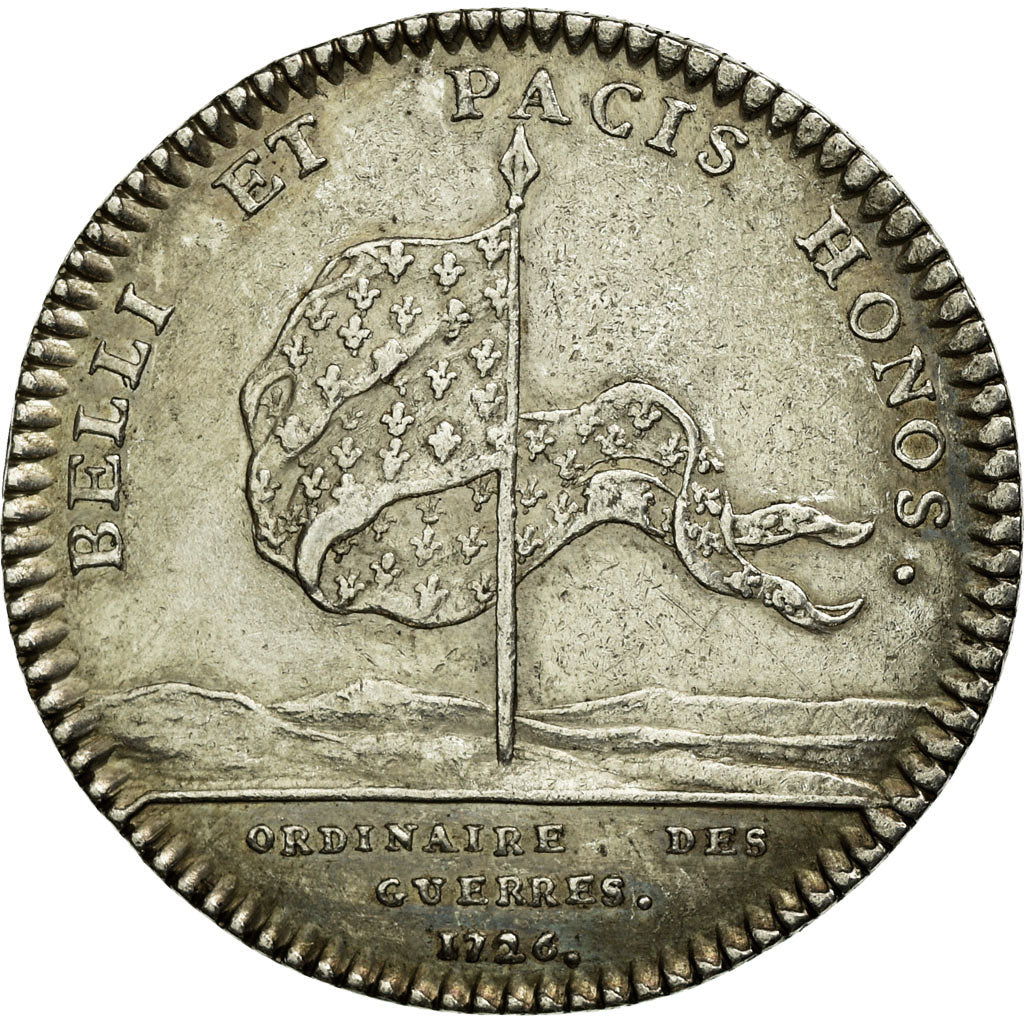 France, Token, Royal, 1726, AU(50-53), Silver, Feuardent:537