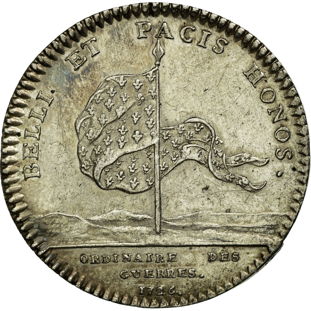 France, Token, Royal, 1726, AU(50-53), Silver, Feuardent:537