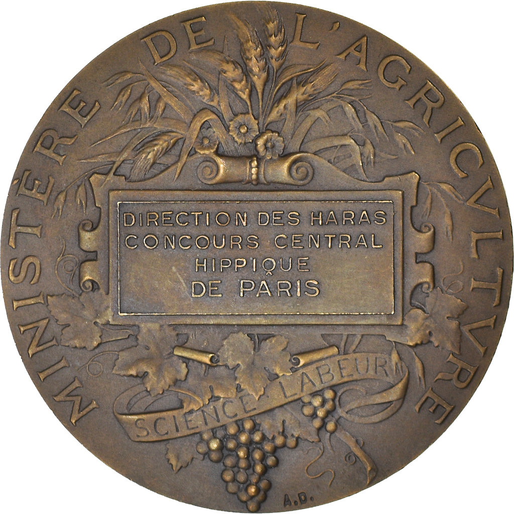 MEDAILLE EN BRONZE : Direction Des Haras CONCOURS CENTRAL HIPPIQUE MEDAILLE EN BRONZE : Direction Des Haras CONCOURS CENTRAL HIPPIQUE