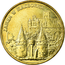 Coin, Poland, Malbork Castle, 2 Zlote, 2002, Warsaw, EF(40-45), Brass, KM:443