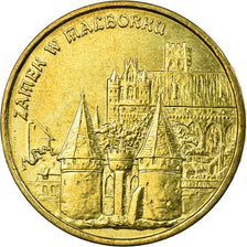 Coin, Poland, Malbork Castle, 2 Zlote, 2002, Warsaw, EF(40-45), Brass, KM:443