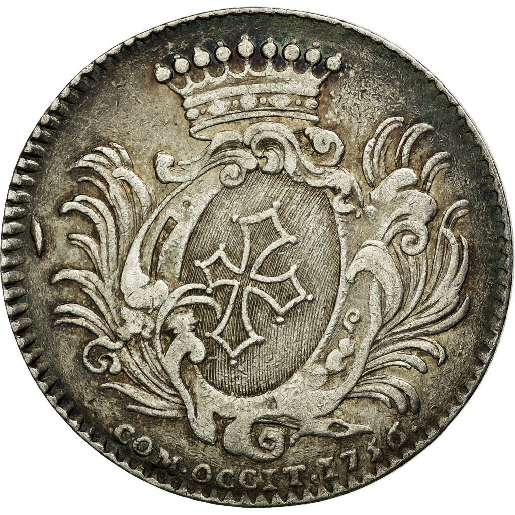France, Token, Royal, 1756, EF(40-45), Silver, Feuardent:10976