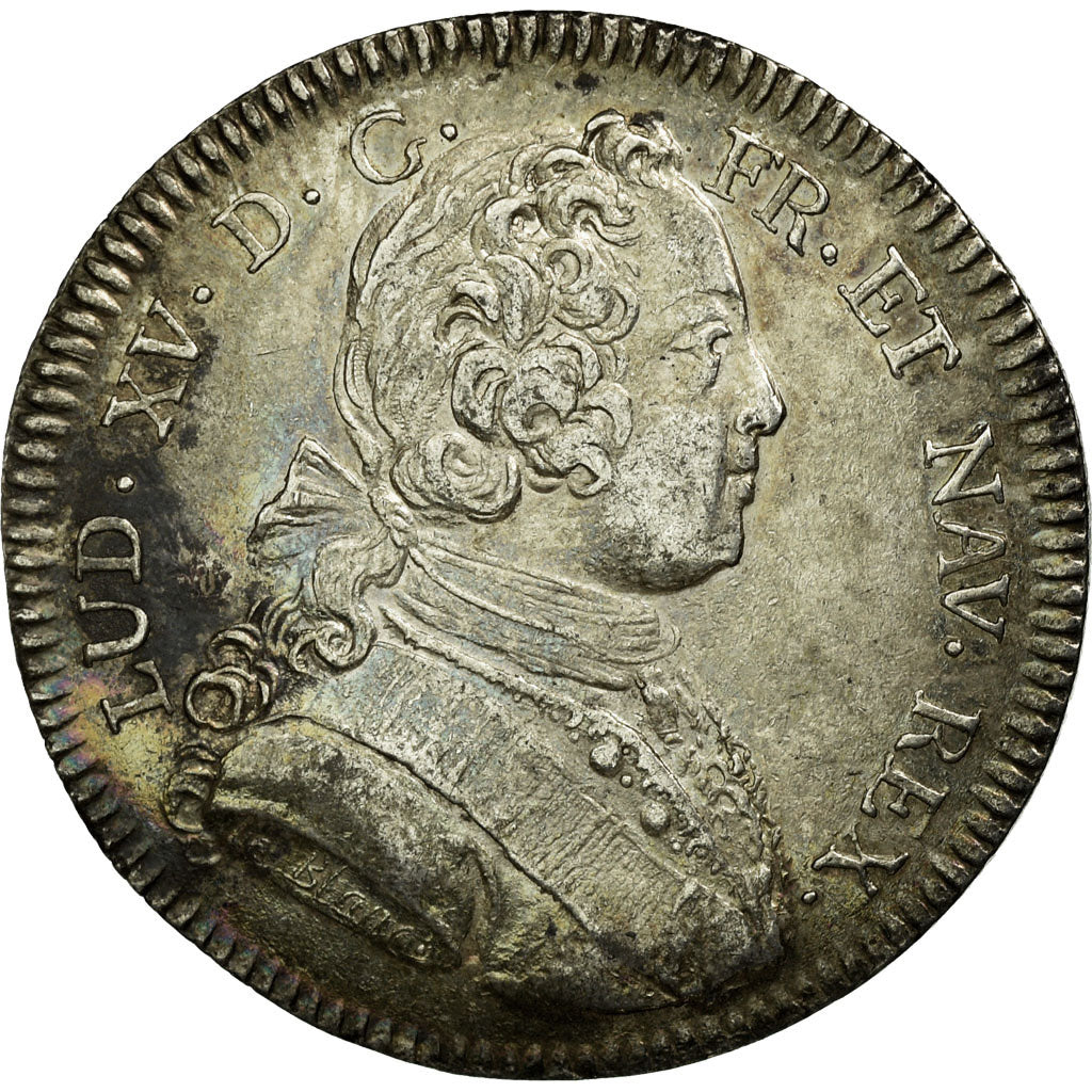 France, Token, Royal, 1726, AU(55-58), Silver, Feuardent:537