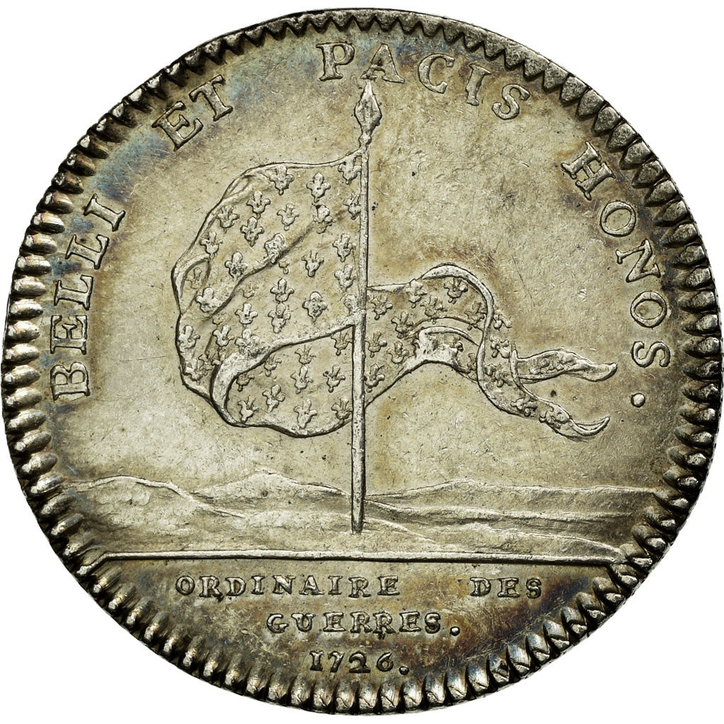 France, Token, Royal, 1726, AU(55-58), Silver, Feuardent:537