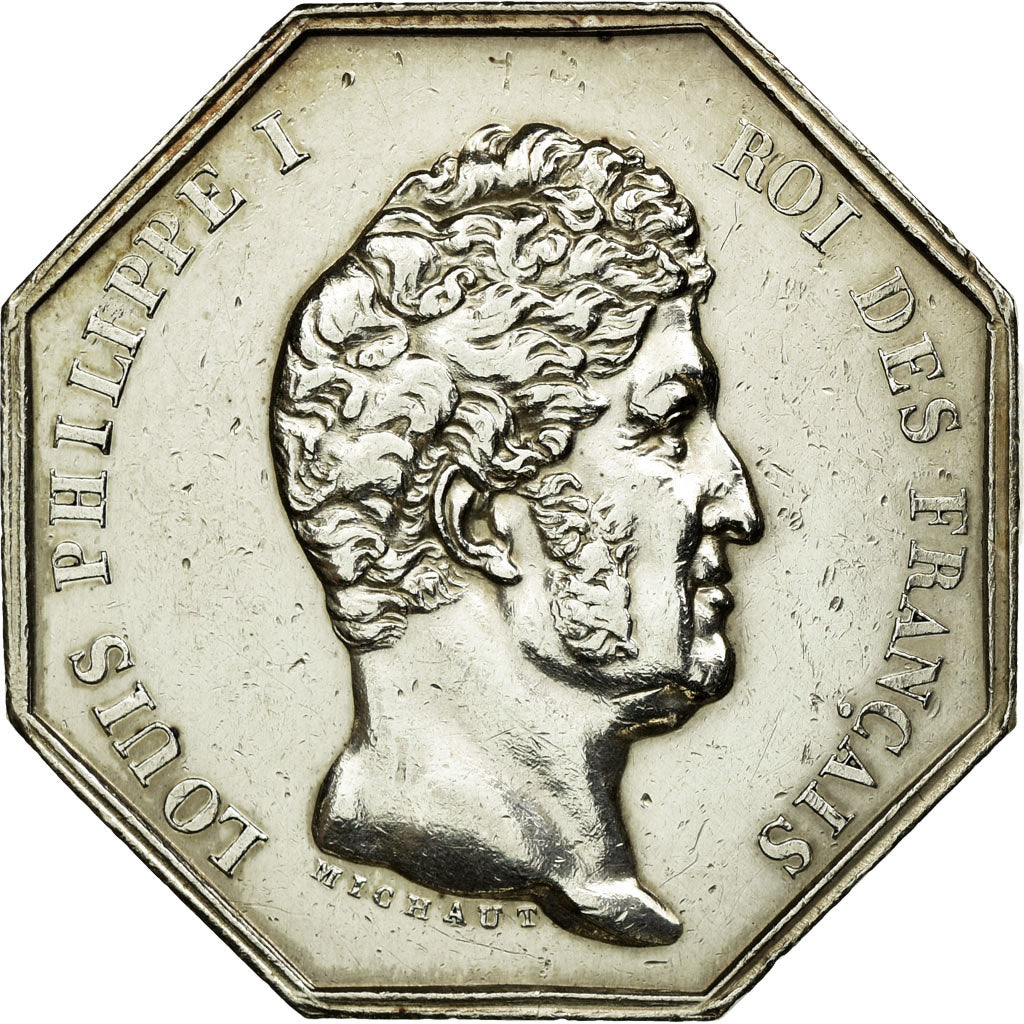 France, Token, Notary, EF(40-45), Silver, Lerouge:319
