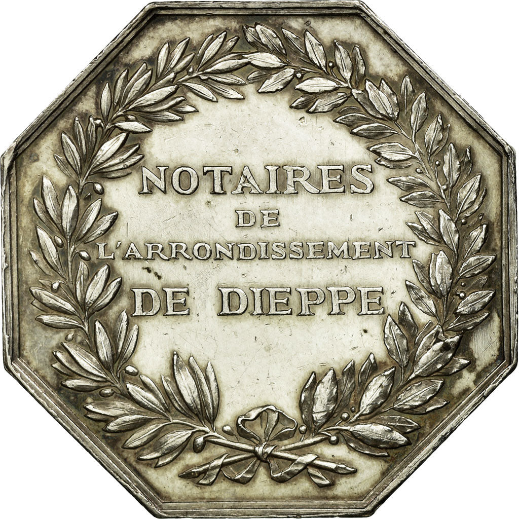 France, Token, Notary, AU(50-53), Silver, Lerouge:117