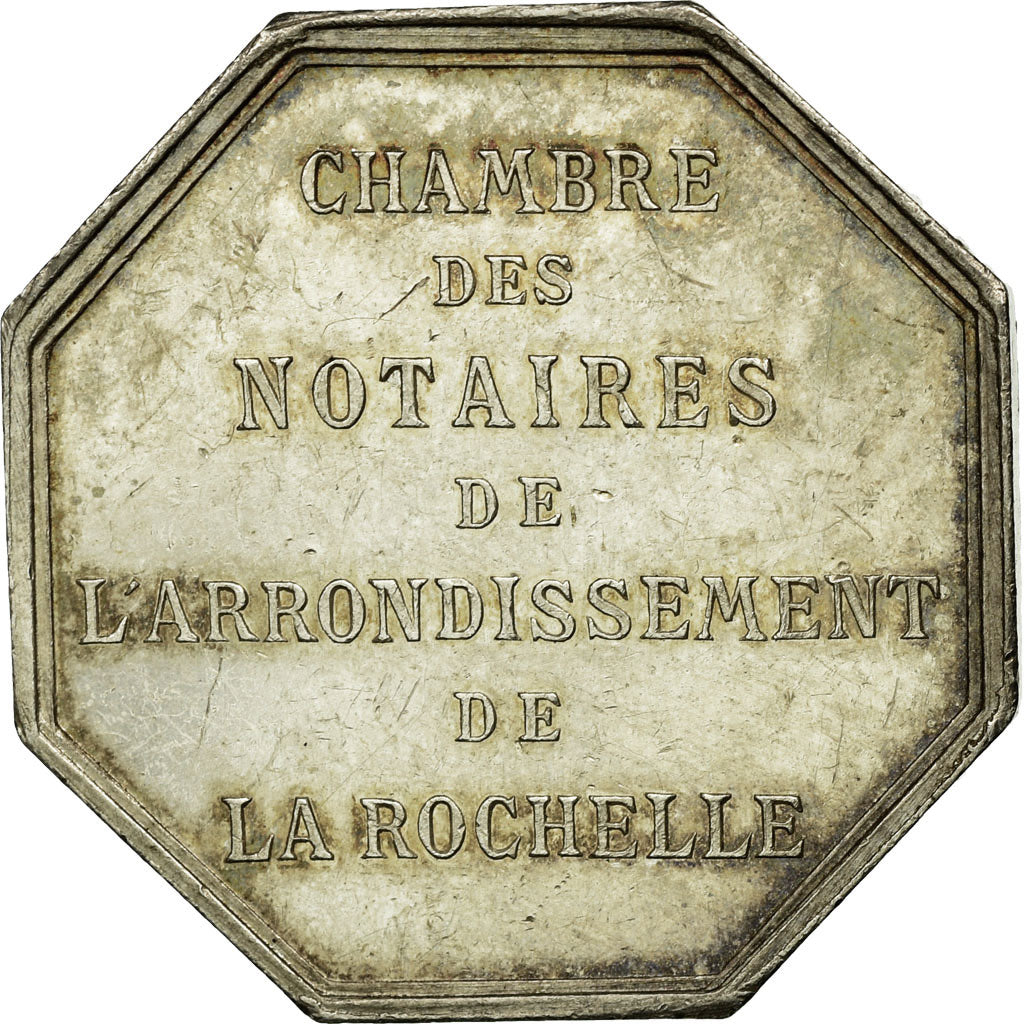 France, Token, Notary, EF(40-45), Silver, Lerouge:354