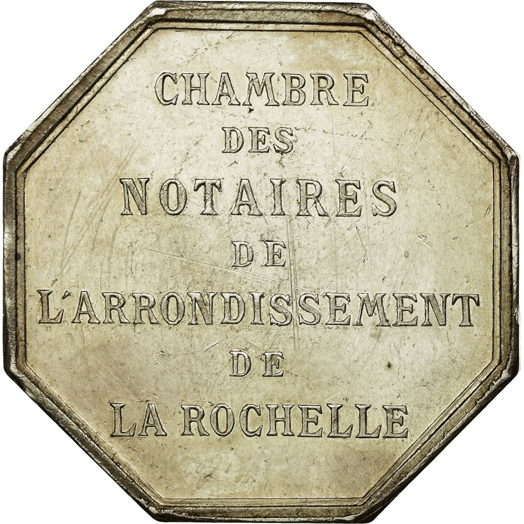 France, Token, Notary, AU(50-53), Silver, Lerouge:354