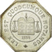 France, Token, Notary, 1858, AU(55-58), Silver, Lerouge:326