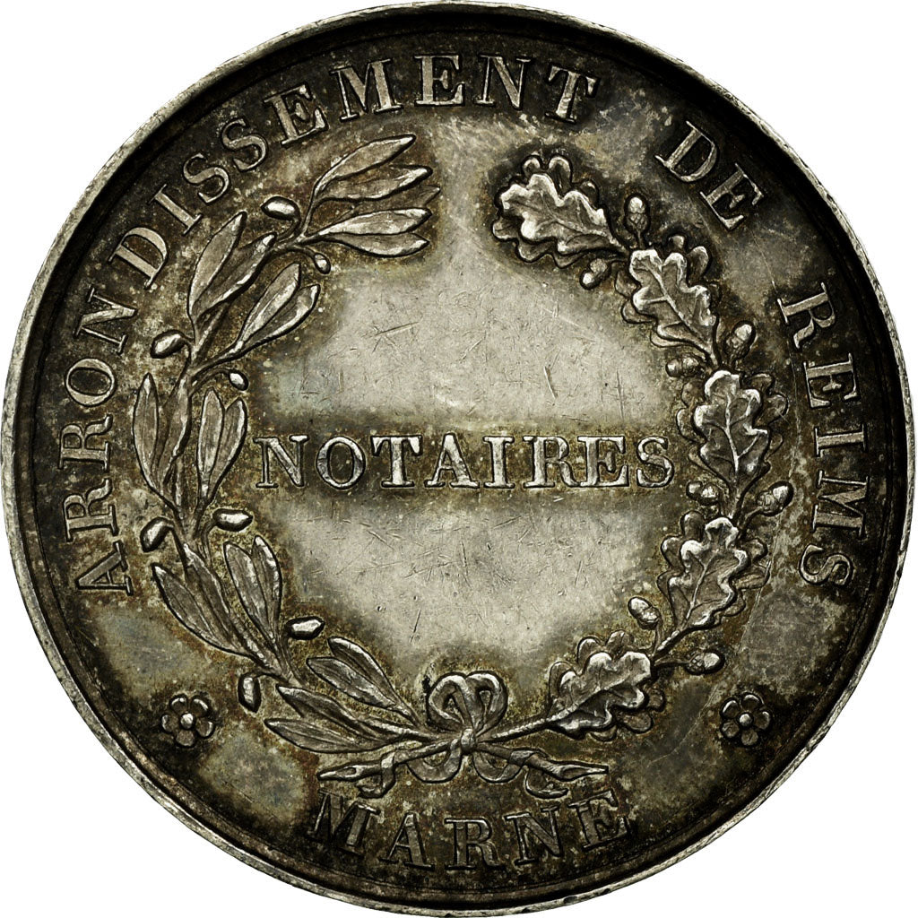 Frankreich, Token, Notary, 1824, VZ, Silber, Lerouge:343