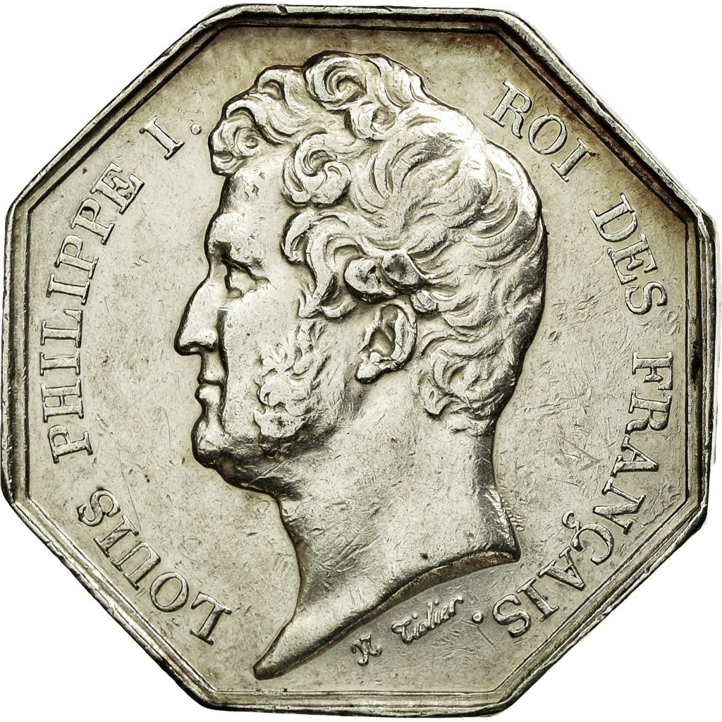 France, Token, Notary, AU(50-53), Silver, Lerouge:190