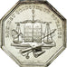 France, Token, Notary, MS(60-62), Silver, Lerouge:182