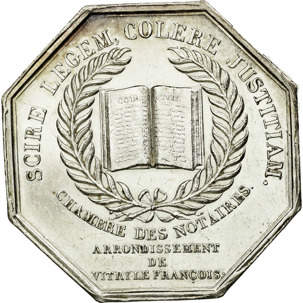Frankreich, Token, Notary, UNZ, Silber, Lerouge:440