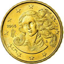 Italy, 10 Euro Cent, 2005, Rome, Nordic gold, AU(55-58), KM:213