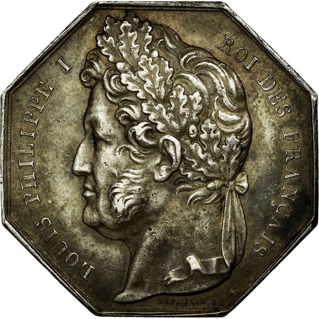 France, Token, Notary, AU(50-53), Silver, Lerouge:160