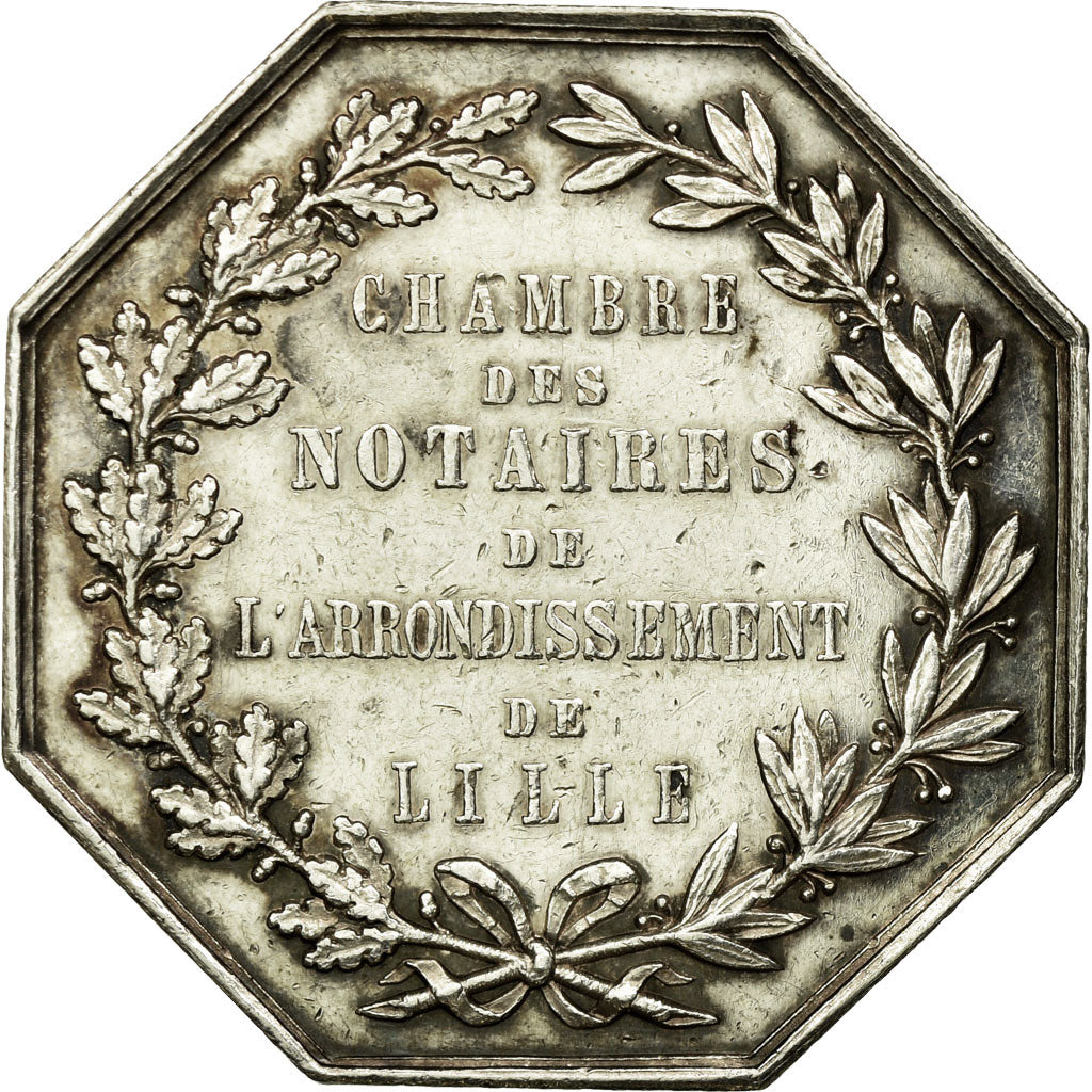 France, Token, Notary, AU(50-53), Silver, Lerouge:161d
