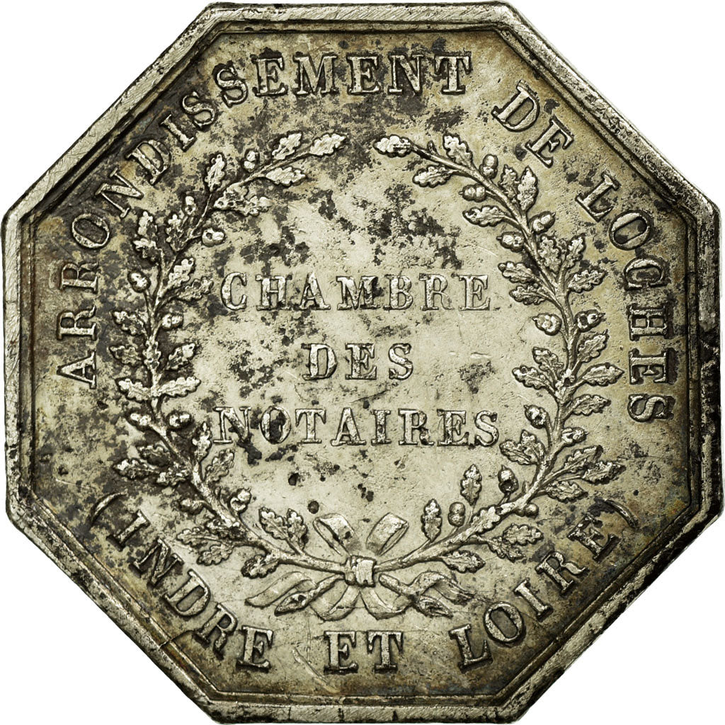 France, Token, Notary, EF(40-45), Silver, Lerouge:164a