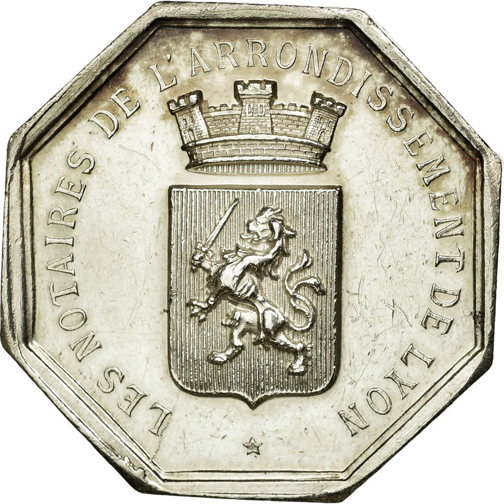 France, Token, Notary, AU(55-58), Silver, Lerouge:174