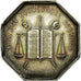 France, Token, Notary, AU(55-58), Silver, Lerouge:174