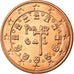 Portugal, 5 Euro Cent, 2008, Lisbon, MS(63), Miedź platerowana stalą, KM:742
