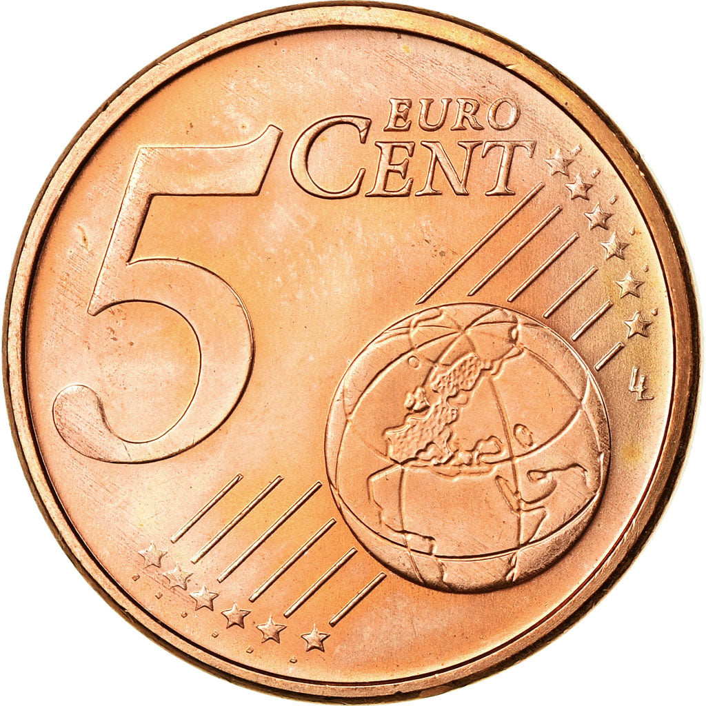 Portugal, 5 Euro Cent, 2008, Lisbon, MS(63), Miedź platerowana stalą, KM:742