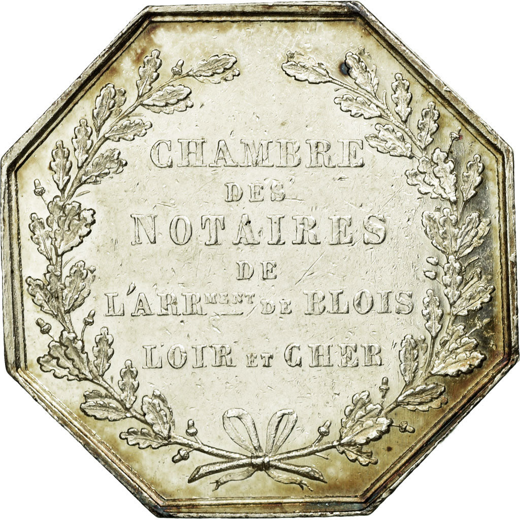 France, Token, Notary, EF(40-45), Silver, Lerouge:52
