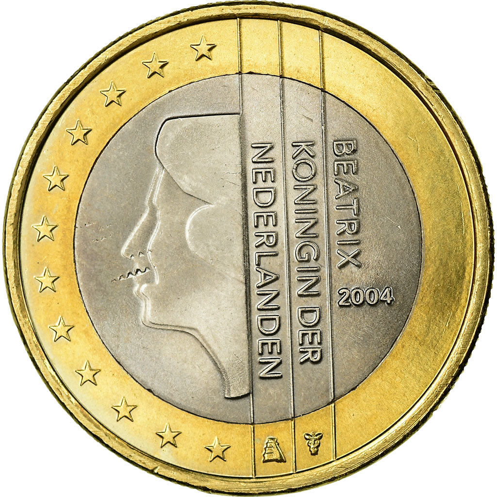 Nederland, Euro, 2004, PR, Bi-Metallic, KM:240