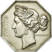 France, Token, Notary, 1833, AU(55-58), Silver, Lerouge:413