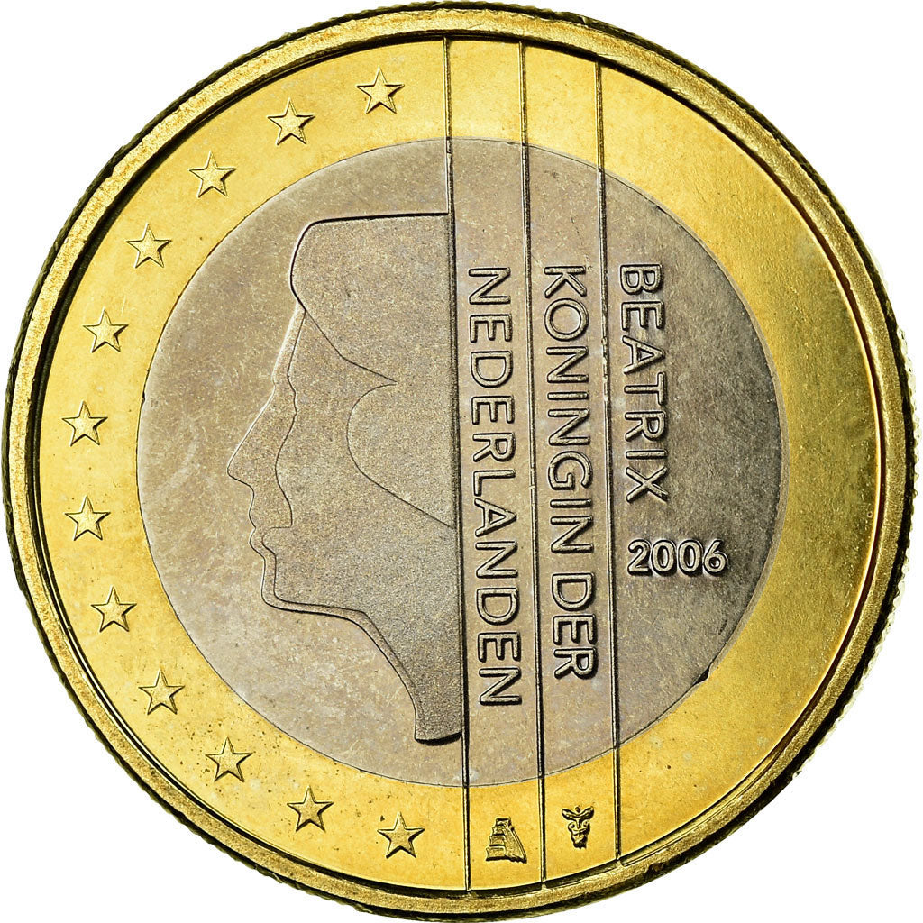 Nederland, Euro, 2006, PR, Bi-Metallic, KM:240