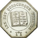 France, Token, Notary, MS(63), Silver, Lerouge:46