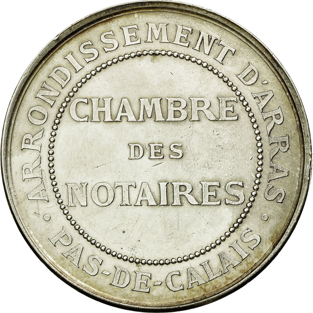 France, Token, Notary, MS(60-62), Silver, Lerouge:20