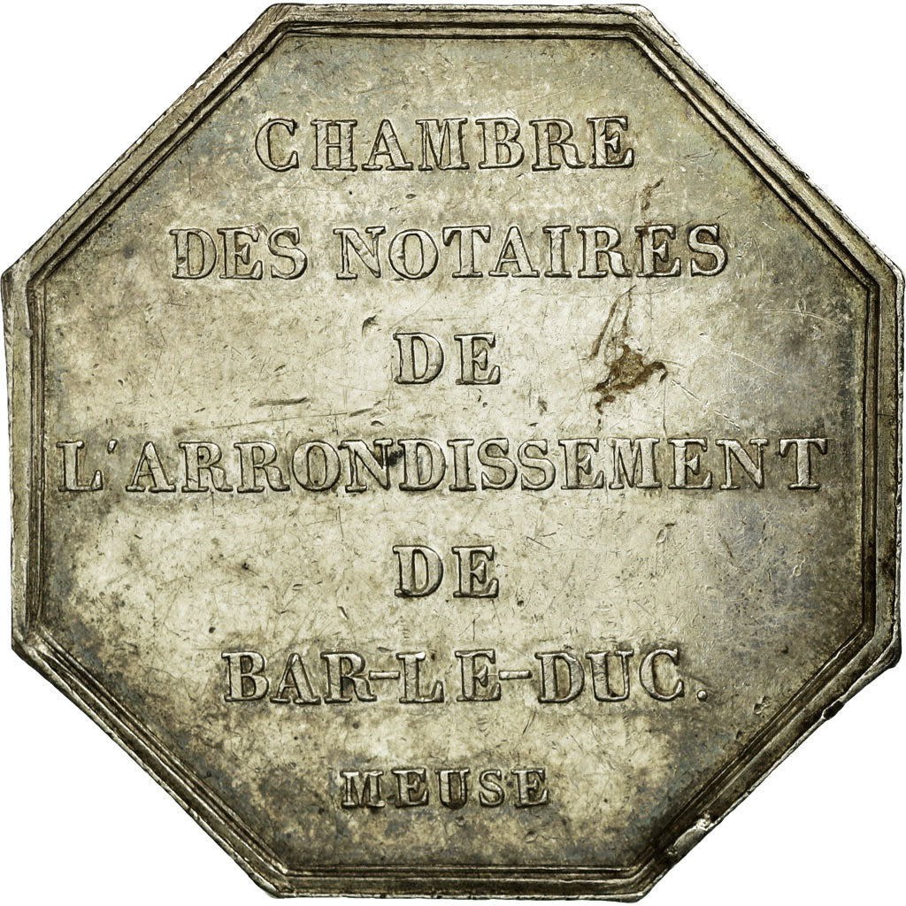 France, Token, Notary, AU(50-53), Silver, Lerouge:29