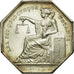 France, Token, Notaires de l'Arrondissement de Bernay, Eure, n.d., Silver
