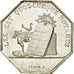France, Token, Notary, 1838, MS(63), Silver, Lerouge:27