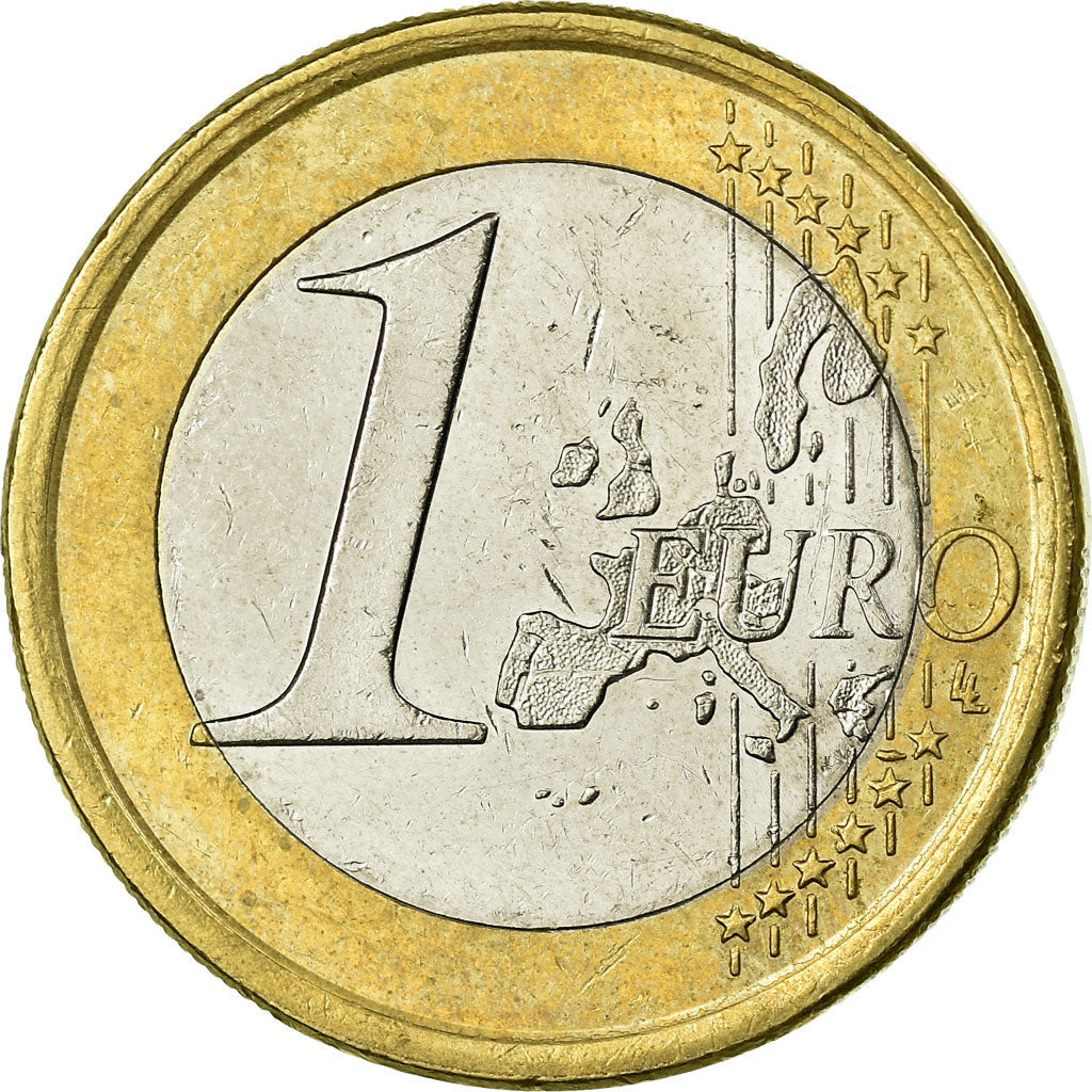 Spanien, Euro, 2002, SS, Bi-Metallic, KM:1046