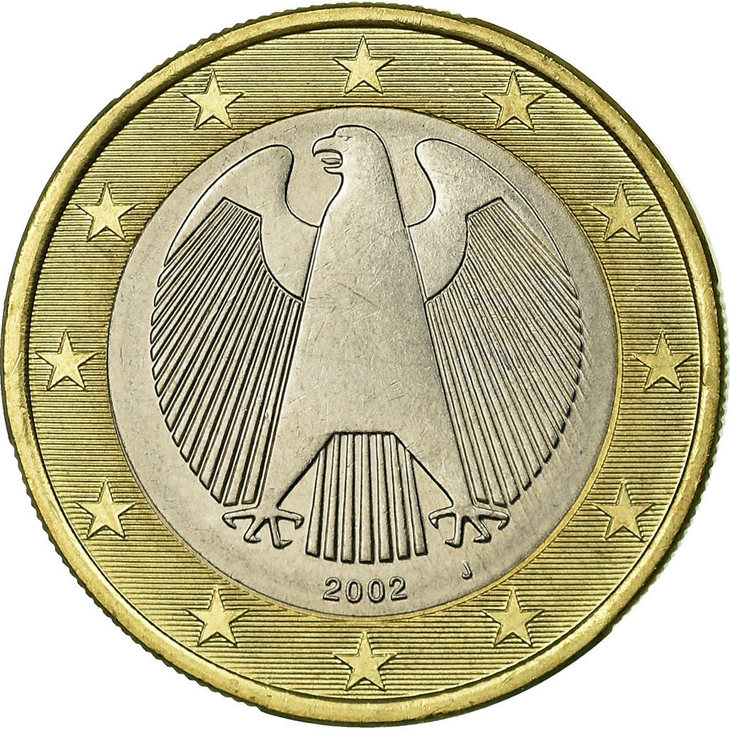 République fédérale allemande, Euro, 2002, TTB, Bi-Metallic, KM:213