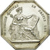 France, Token, Notary, MS(63), Silver, Lerouge:19a
