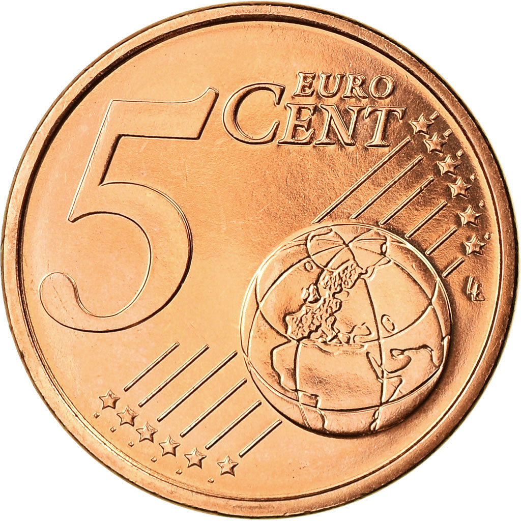France, 5 Euro Cent, 2007, AU(55-58), Copper Plated Steel, Gadoury:3, KM:1284