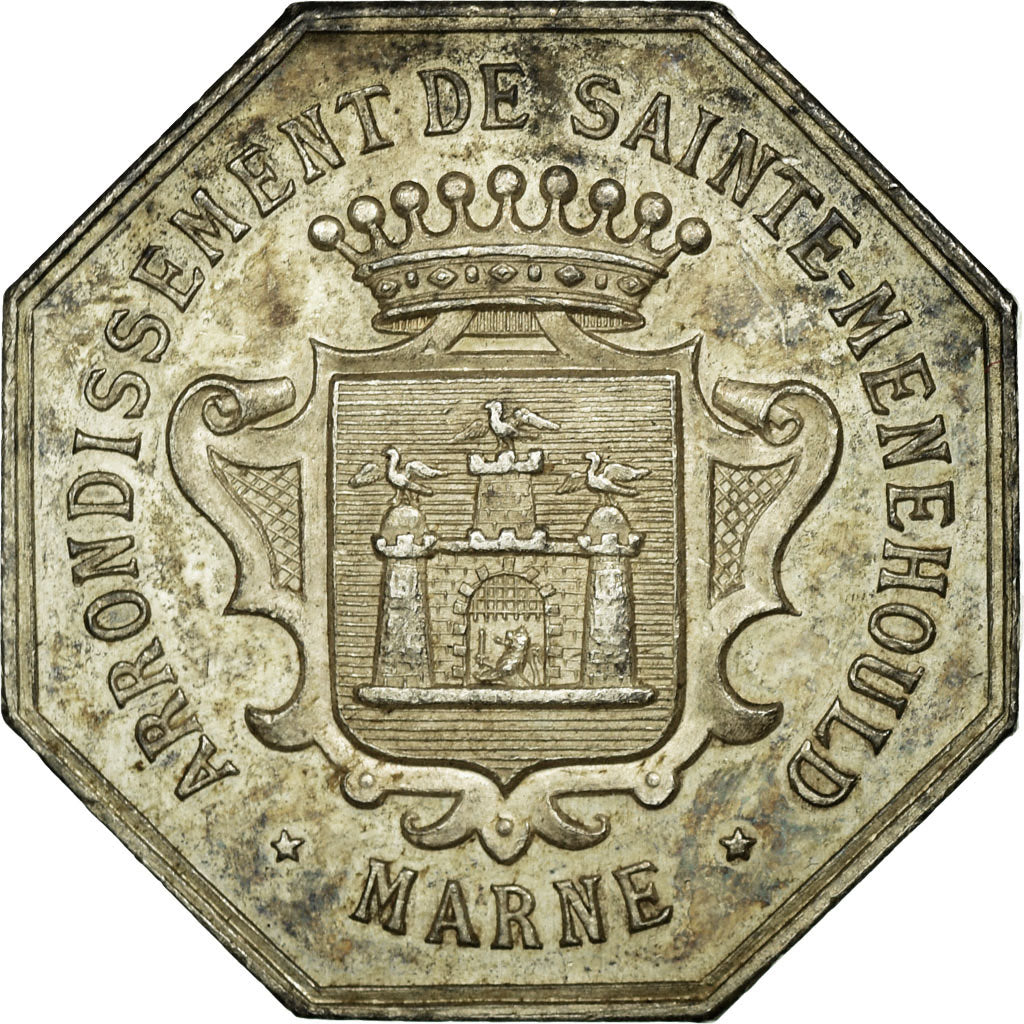 France, Token, Notary, 1888, AU(55-58), Silver