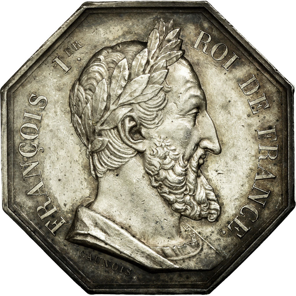 France, Token, Notary, AU(55-58), Silver, Lerouge:440a