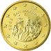 San Marino, 50 Euro Cent, 2008, Rome, MS(63), Mosiądz, KM:484