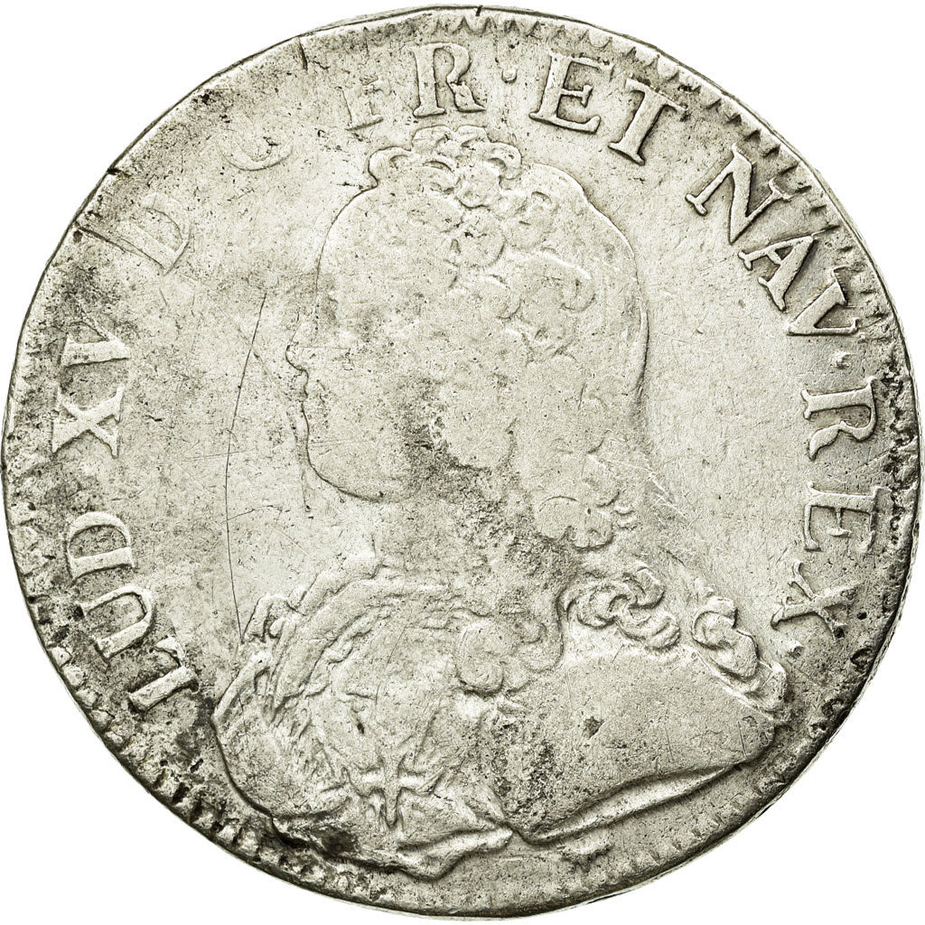 Coin, France, Louis XV, Écu aux branches d'olivier, Ecu, 1726, Paris