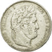 Coin, France, Louis-Philippe, 5 Francs, 1844, Lille, VF(30-35), Silver