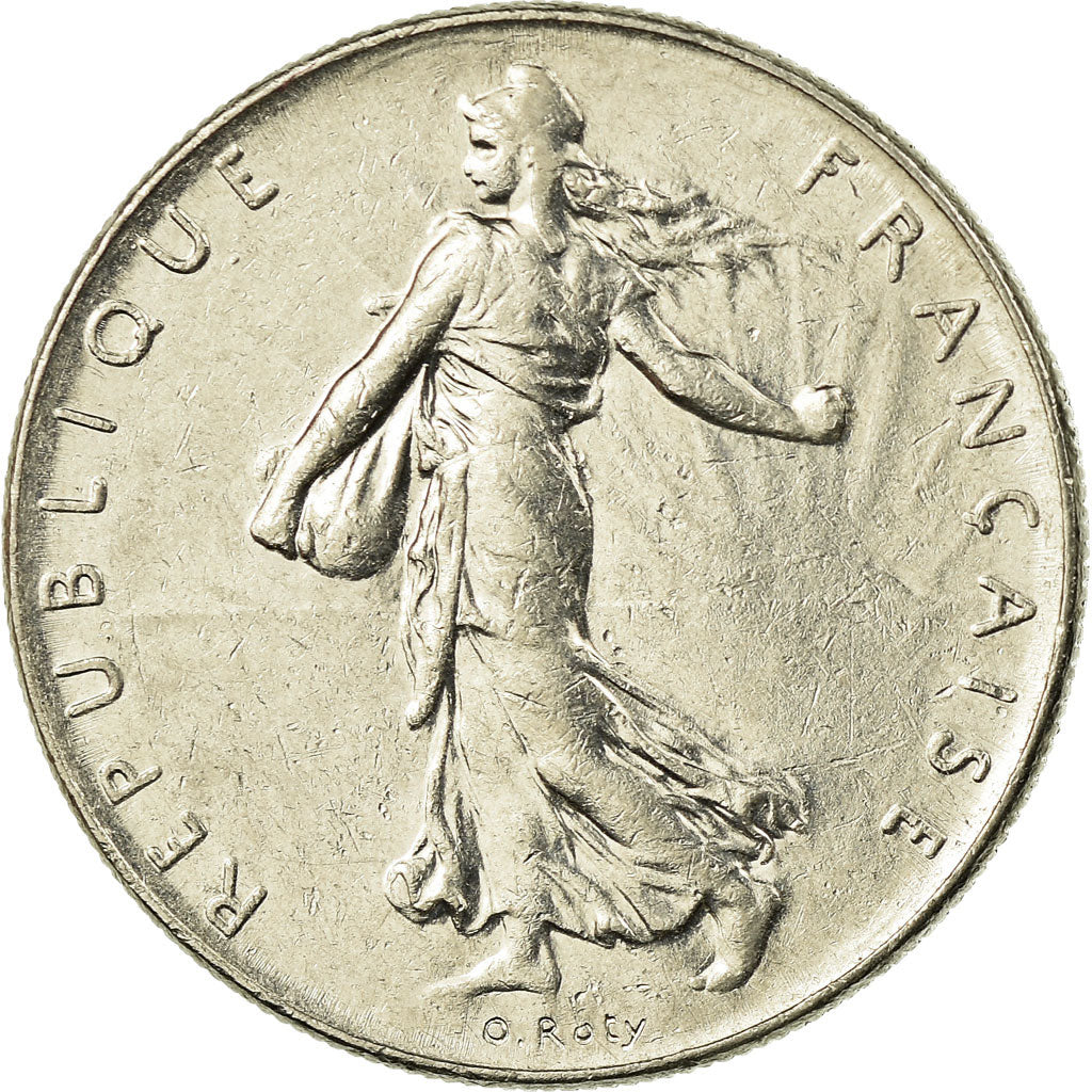 Moneta, Francja, Semeuse, Franc, 1985, Paris, EF(40-45), Nikiel, KM:925.1